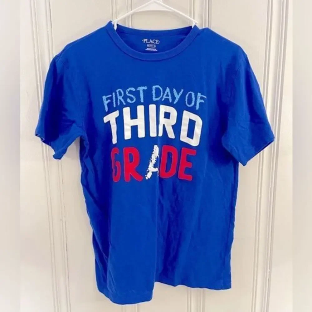 Children’s Place Boys First Day of Third Grade Shirt Size‎ XXL 16